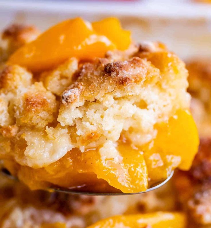 Buttery Peach Cobbler on the Santa Maria Grill